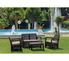Комплект мебели Tarifa коричневый