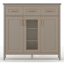 Тумба Classic KOM1W2D3S 136*40,5*133 глиняный серый Тумба Classic KOM1W2D3S 136*40,5*133 глиняный серый