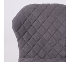 Стул ROBBY D b28 antracite lux/черный