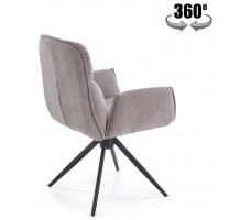 Стул поворотный Halmar K574 серый/черный