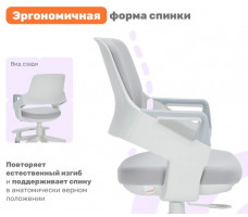 Кресло ортопедическое Yoka Willow (Уиллоу) серый