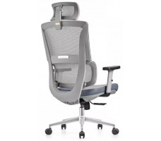 Кресло SitUp APHRODITE Chrome (сетка Gray/экокожа Gray)