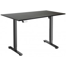 Стол с регулируемой высотой Electric Desk Slim Black 120*65*1,8 см
