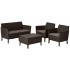 Набор садовой мебели Salemo 2-sofa set коричневый