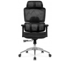 Кресло SitUp GARFILD LUX (Гарфилд Люкс) Chrome (сетка Black/сетка Black)