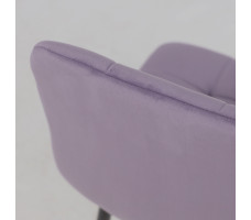 Стул Алвест AV 406-N сливовый бархат Confetti plum/черный