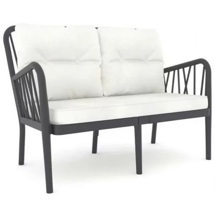 Диван двухместный Gala Sofa антрацит