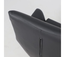 Кресло Akshome Hudson (Хадсон) экокожа черный PU-24/черный