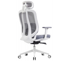 Кресло SPARX Pillow (Пиллоу) White/Grey белый/серый