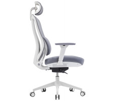 Кресло SPARX Pillow (Пиллоу) White/Grey белый/серый
