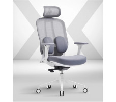 Кресло SPARX Pillow (Пиллоу) White/Grey белый/серый