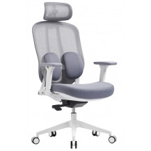 Кресло SPARX Pillow (Пиллоу) White/Grey белый/серый