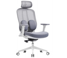 Кресло SPARX Pillow (Пиллоу) White/Grey белый/серый