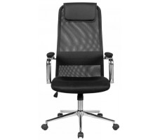 Кресло SitUp ALFA chrome (сетка Black)