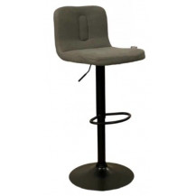 Стул барный SitUp KEONI black (ткань Gray)