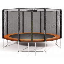 Батут Atlas Sport 435 см - 14ft PRO (усиленные опоры) оранжевый Батут Atlas Sport 435 см - 14ft PRO (усиленные опоры) оранжевый