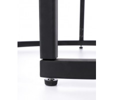 Комплект HALMAR OREO (2 стола журнальных) ореховый/черный