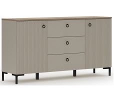 Тумба Domenica KOM2D3S 150*41*81 серый глиняный