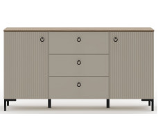Тумба Domenica KOM2D3S 150*41*81 серый глиняный