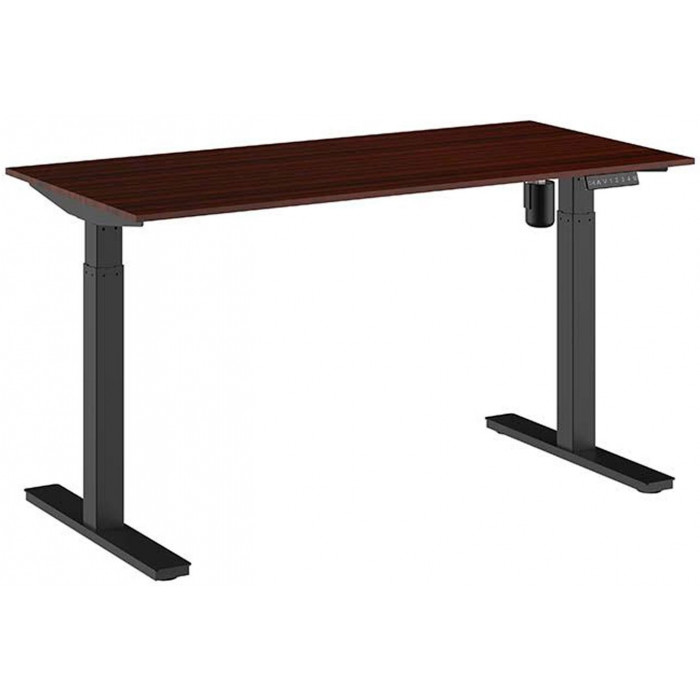 Стол WellDesk Evolution с электроприводом одномоторный 1400*800*18 мм (черная рама)