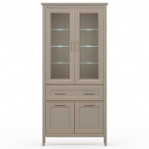 Шкаф Classic REG2W2D1S 95*40.5*203 глиняный серый (с подсветкой)