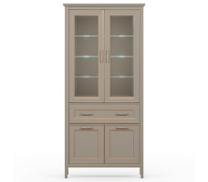 Шкаф Classic REG2W2D1S 95*40.5*203 глиняный серый (с подсветкой)