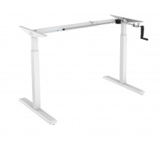 Стол с регулируемой высотой Manual Desk White 136*80*3,6 см