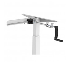 Стол с регулируемой высотой Manual Desk White 136*80*3,6 см