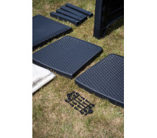 Комплект садовой мебели ProGarden Akita set черный