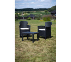 Комплект садовой мебели ProGarden Akita set черный