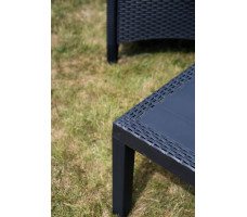 Комплект садовой мебели ProGarden Akita set черный