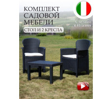 Комплект садовой мебели ProGarden Akita set черный