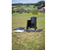 Комплект садовой мебели ProGarden Akita set черный