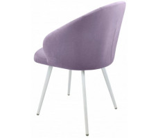 Стул Гальваник Камино лофт Catania Lavender / белый