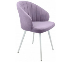 Стул Гальваник Камино лофт Catania Lavender / белый