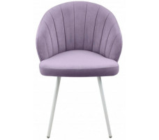 Стул Гальваник Камино лофт Catania Lavender / белый