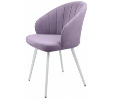 Стул Гальваник Камино лофт Catania Lavender / белый