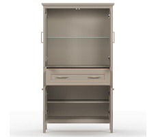 Шкаф Classic REG2W2D1S/170 95*40.5*170 глиняный серый