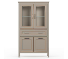 Шкаф Classic REG2W2D1S/170 95*40.5*170 глиняный серый