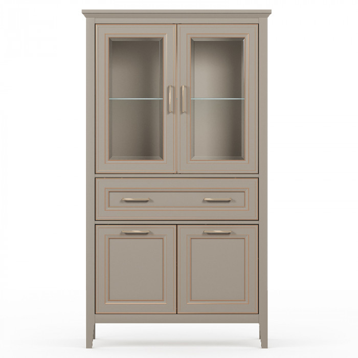 Шкаф Classic REG2W2D1S/170 95*40.5*170 глиняный серый