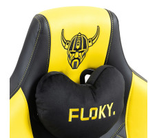 Кресло геймерское FLOKY Huginn Yellow черный/желтый
