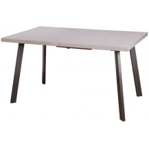 Стол Angle 120 раздвижной 120(160)*80 бетон светло-серый/черный Стол Angle 120 раздвижной 120(160)*80 бетон светло-серый/черный