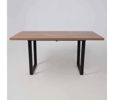 Стол FIT 120 (120-160)*85 дуб галифакс табак/черный