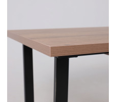 Стол FIT 120 (120-160)*85 дуб галифакс табак/черный