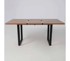 Стол FIT 120 (120-160)*85 дуб галифакс табак/черный