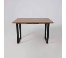 Стол FIT 120 (120-160)*85 дуб галифакс табак/черный