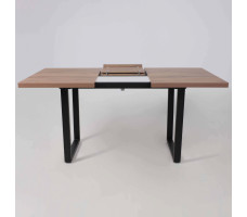 Стол FIT 120 (120-160)*85 дуб галифакс табак/черный