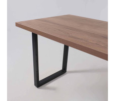 Стол FIT 120 (120-160)*85 дуб галифакс табак/черный