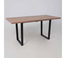 Стол FIT 120 (120-160)*85 дуб галифакс табак/черный