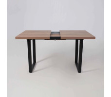 Стол FIT 120 (120-160)*85 дуб галифакс табак/черный